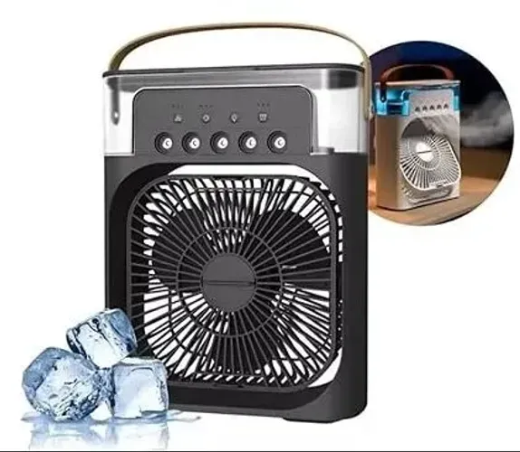 Ventilador Climatizador Umidificador - Agua - Gelo - LED