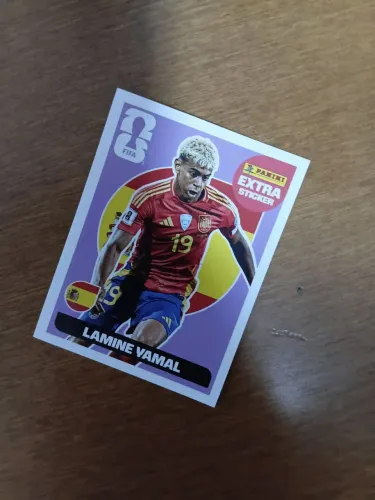 Vendo extra sticker do lamine yamal bordo