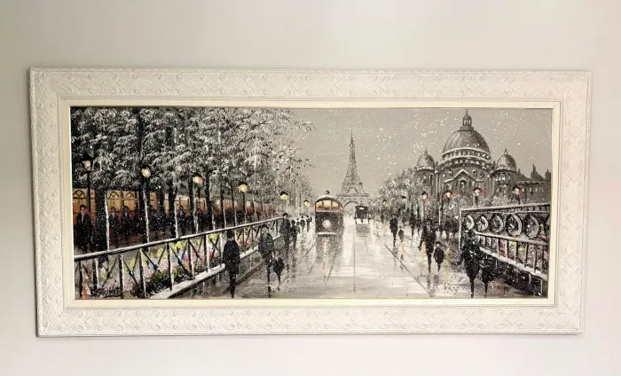 Quadro Pintado à Mão - S. Soublet - 1,72 x 82 cm