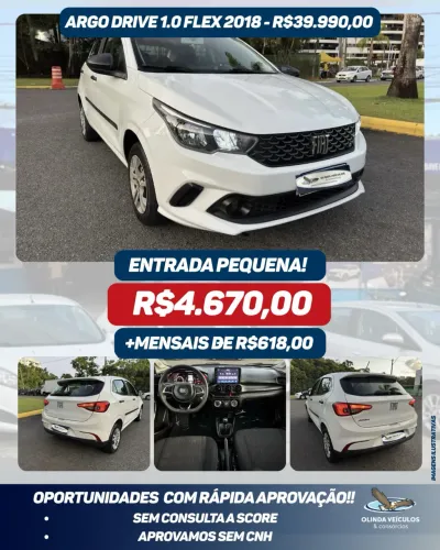 Fiat Argo Drive 1.0 6V Flex 2018