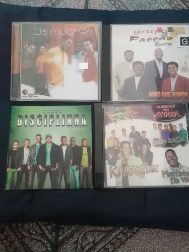 4 CDs Originais Pagode Anos 90/2000 - Os Mulekes, Facção Quatro e Mais