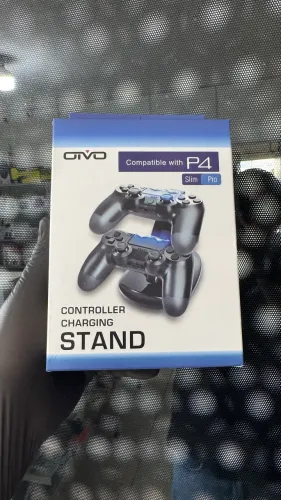 Suporte e carregador para controle PS4 duplo