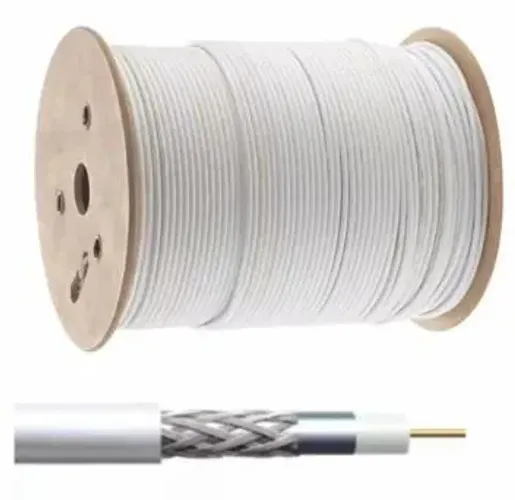 Cabo Coaxial RGE 06 60 Branco Bobina - 305 metros