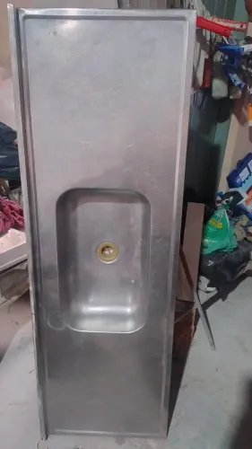 Pia de inox 1,60x54 cm