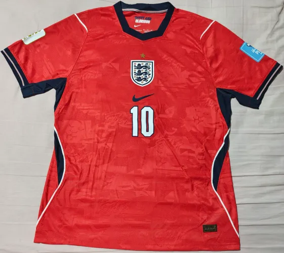 Camisa seleção Inglaterra copa do mundo 2026 - Bellingham 10, Modelo jogador