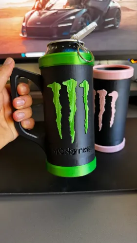 Porta latas Monster 473ml