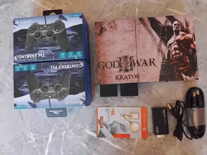 ps2 slim completo,revisado e garantia no console