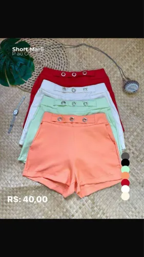 Promoção de Shorts básico lindos 