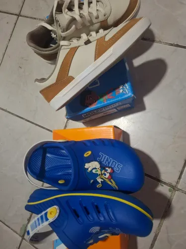 Sapato infantil e sandália babuch infantil sonic 