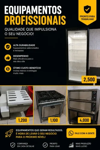 EQUIPAMENTOS DE PIZZARIA