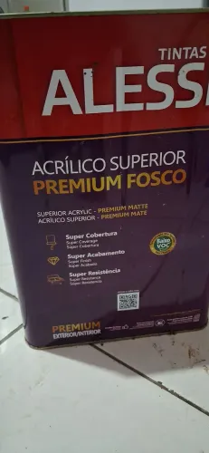 Tinta Alessi acrílica superior premium fosco 18 litros