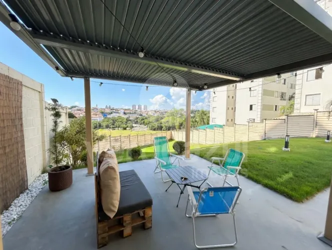 Apartamento Garden,83m² de construção + 470m² de quintal privativo no Jd. Nova Europa Camp
