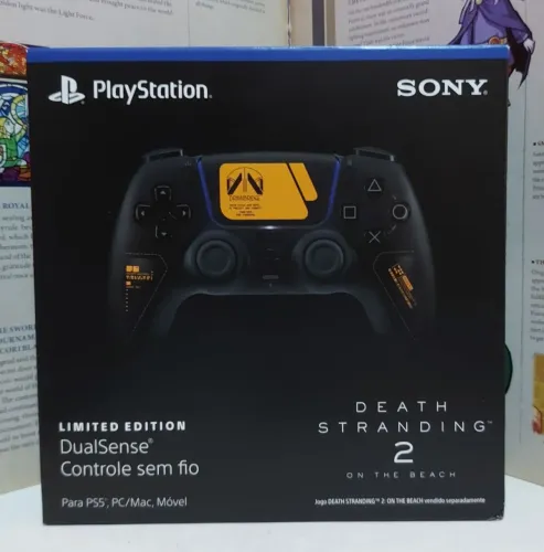 Controle Dualsense Ps5 Lacrado Death Strading 2 Edição Especial + Brinde