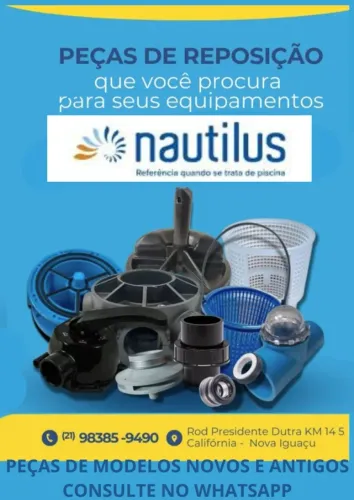 ITENS DE REPOSIÇÃO NAUTILUS - MOD NOVOS E ANTIGOS