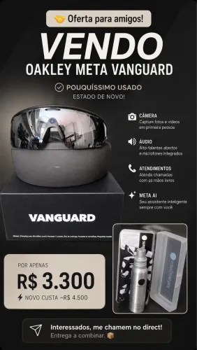 Óculos Oakley Meta Vanguard