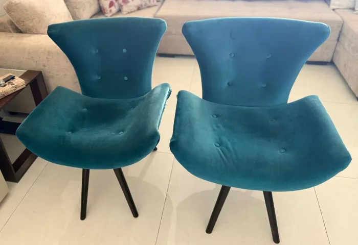 2 Poltronas azuis