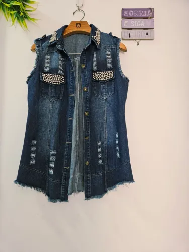 Colete jeans 