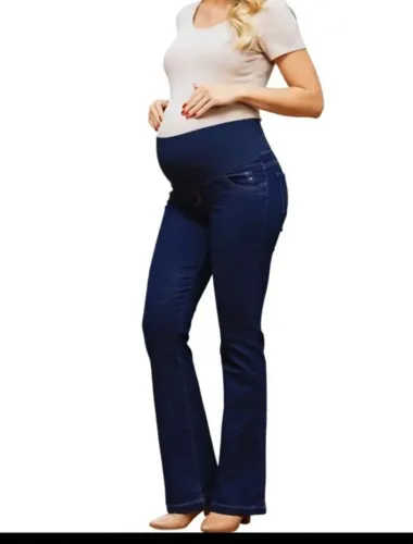 Calça Gestante Jens Flare NOVA