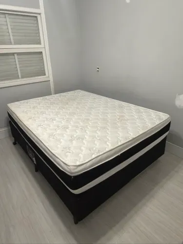 Cama Box Colchão Casal D45 Espuma 