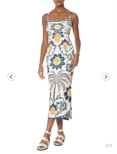 Vestido farm estampado boho