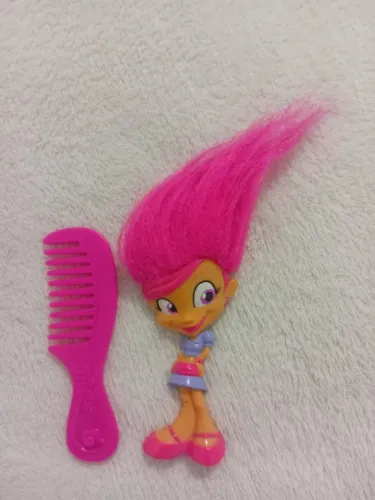 Boneca Trollz Rosa- Mc Donalds