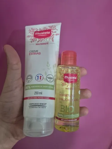 Kit Mustela Maternité, para tratamento de estrias na gravidez.