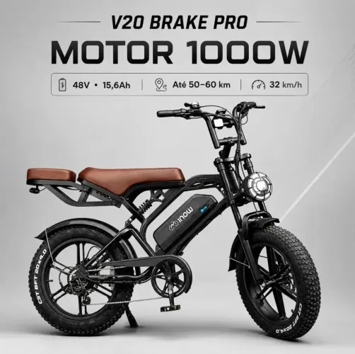 BICICLETA V20 PRO ELETRICA NA CAIXA NOVA PREÇO PRA IR EMBORA HOJE
