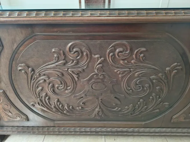 escrivaninha/ mesa pata de leão
