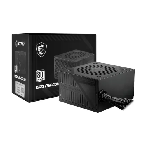 Fonte Msi Mag 600w 80 plus white ( semi-zero)