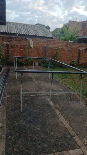 Estrutura portão estrutura metálica corrimão reforma pergolado em geral