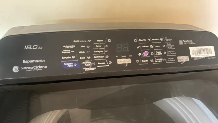 Vendo maquina de lavar 18k novinha