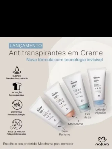 Desodorante em creme Natura