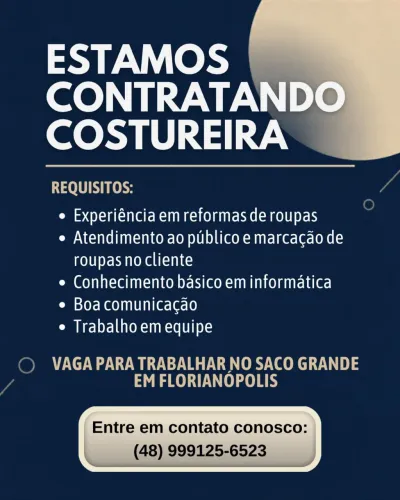 Oportunidade de trabalho 