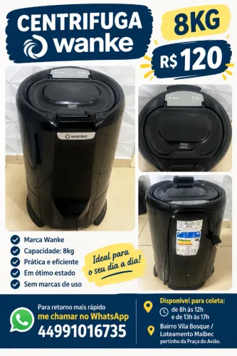 CENTRIFUGA WANKE 8KG