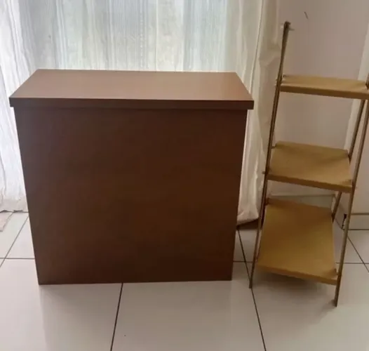 Balcão PDV degustação Display amostra corretor imóvel lançamento