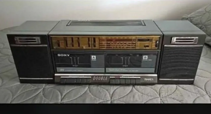 Boombox Sony década de 80