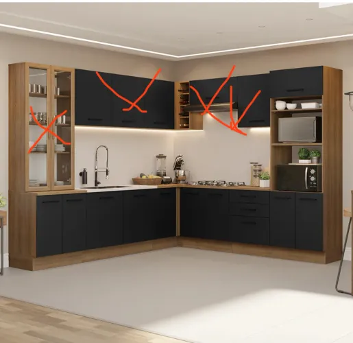 Cozinha modulada