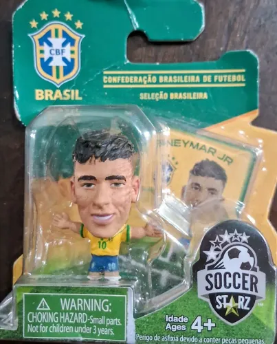 Neymar Jr SoccerStarz Seleção Brasileira Lacrado Colecionador