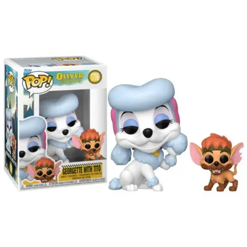 Funko Pop! & Buddy Disney Oliver E Sua Turma Georgette With Titto #1706 Oliver & Company