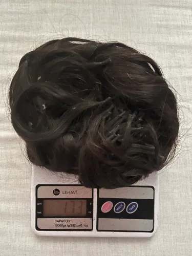 Cabelo humano indiano 55cm leve ondulado