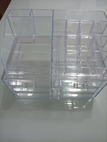 Organizador de maquiagem de acrílico 