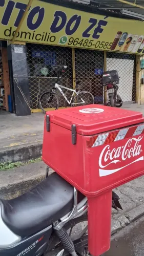 Posso ponto de depósito de bebidas com tudo dentro, equipamentos e mercadorias