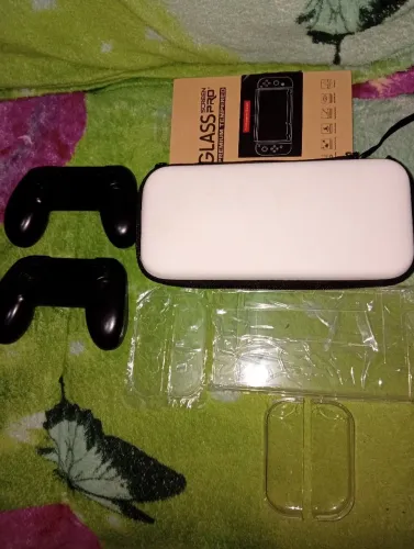 Case + Grips de mãos+ película+ Capinha