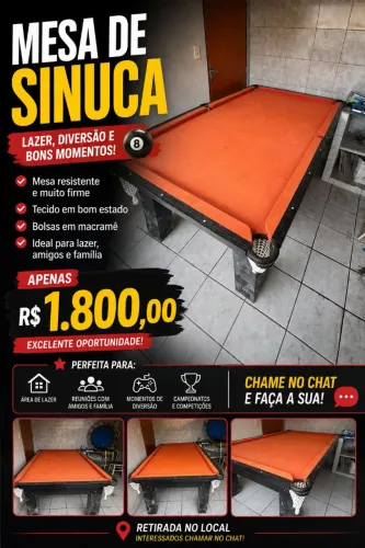 Mesa de sinuca