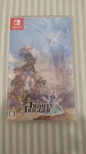 Trinity Trigger jogo em japones completo com manual