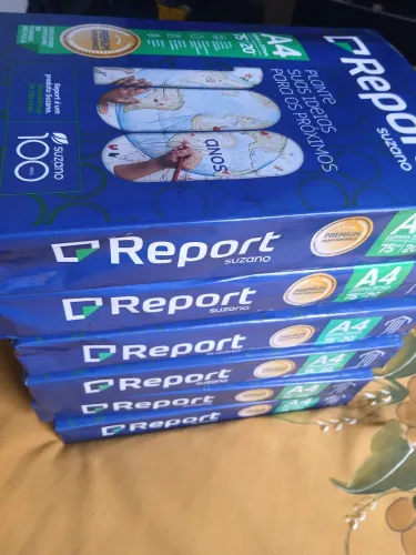 Papel oficio só tem 6 unidade