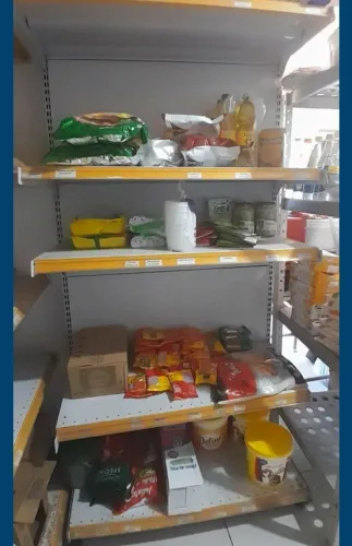 GÔNDOLA DE MERCADO 5 PRATELEIRAS 