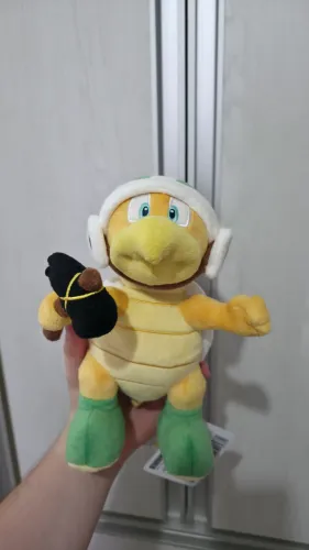 Pelúcia Nintendo Super Mario Hammer Bro AC37 - Japonesa com Etiqueta