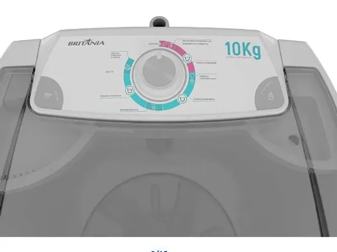 Tanquinho Britânia BLR03 10kg Semi-Automático 110V - Branco