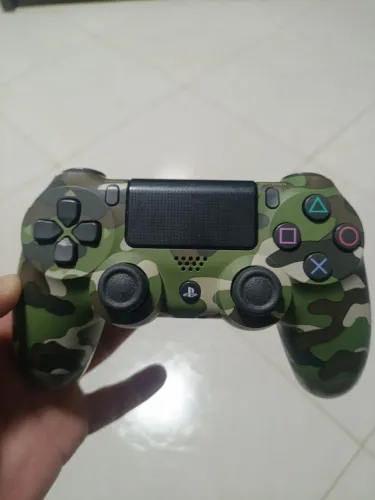 Controle playstation 4 igual novo original camuflado 100%